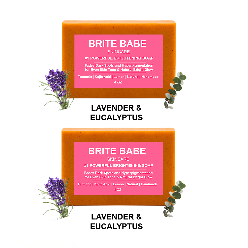 10-in-1 Powerful Brightening Soap (Face & Body) - DUO BUNDLE (Natural Scented Options)