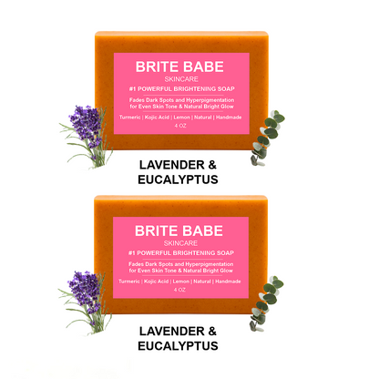 10-in-1 Powerful Brightening Soap (Face & Body) - DUO BUNDLE (Natural Scented Options)