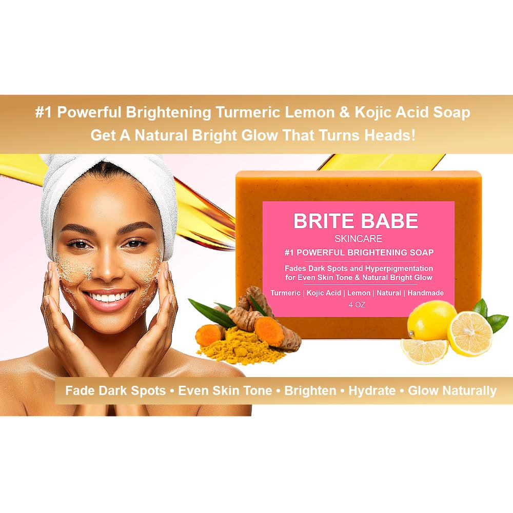 10-in-1 Powerful Brightening Soap (Face & Body) - DUO BUNDLE (Natural Scented Options)