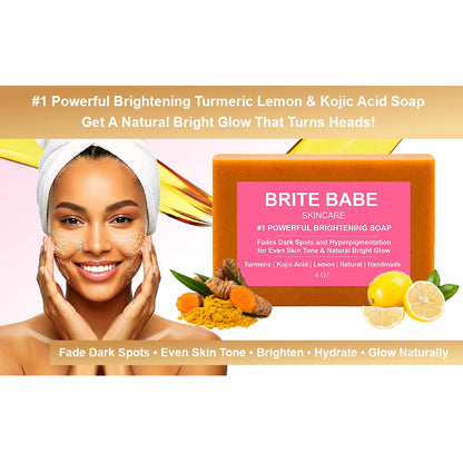 10-in-1 Powerful Brightening Soap (Face & Body) - DUO BUNDLE (Natural Scented Options)