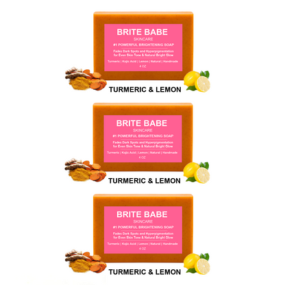 10-in-1 Powerful Brightening Soap (Face & Body) - TRIO BUNDLE (Natural Scented Options)