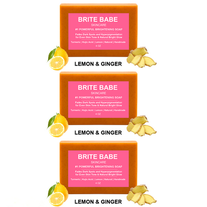 10-in-1 Powerful Brightening Soap (Face & Body) - TRIO BUNDLE (Natural Scented Options)