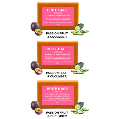 10-in-1 Powerful Brightening Soap (Face & Body) - TRIO BUNDLE (Natural Scented Options)