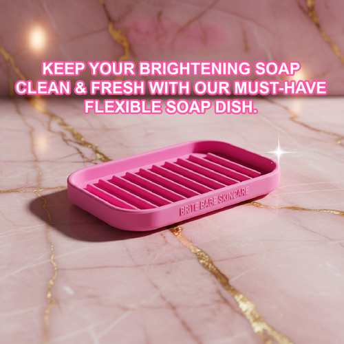 Brite Babe Flexible Silicone Soap Dish (Popular)