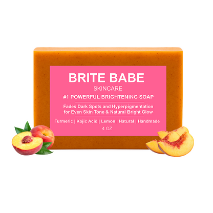 10-in-1 Powerful Brightening Turmeric Lemon & Kojic Acid Soap (Face & Body) – Natural Scented Options